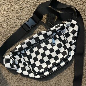 Checkered Fanny Pack EUC